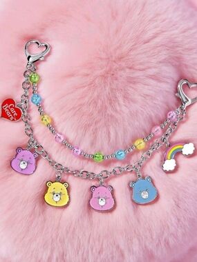 Care Bears Pastel Rainbow Charm Pink